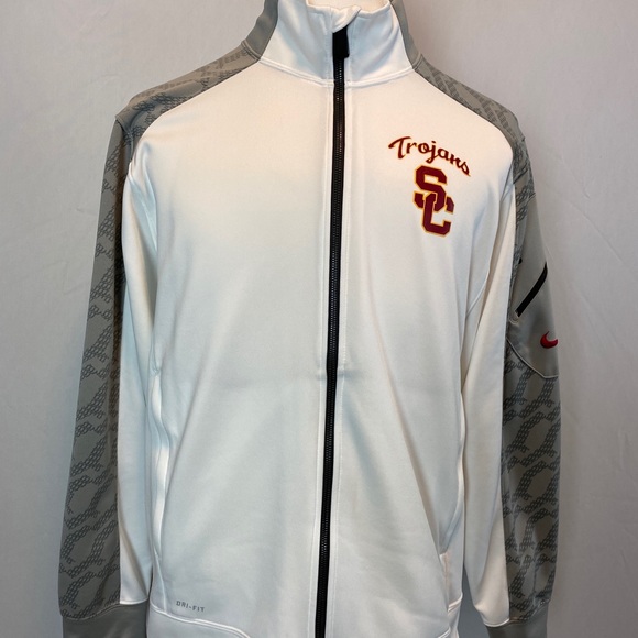 Nike Other - Men’s Full Zip Gray/White USC Trojans Jacket